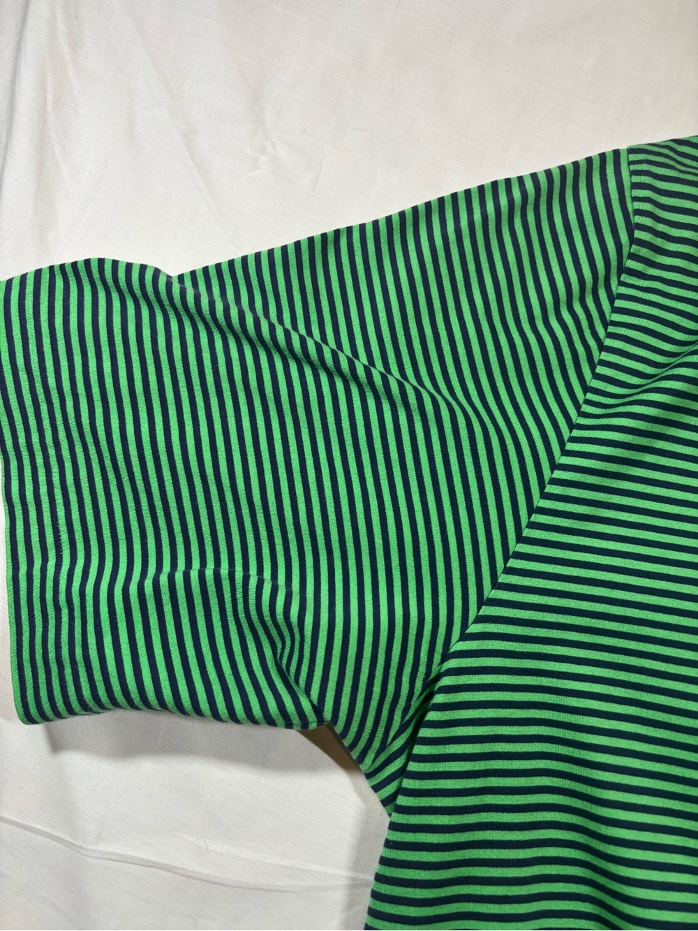 Polo Golf Ralph Lauren Men's XXL Green Navy Striped Polo Shirt Golf Preppy - Picture 7 of 15